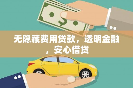 林内无隐藏费用贷款，透明金融，安心借贷