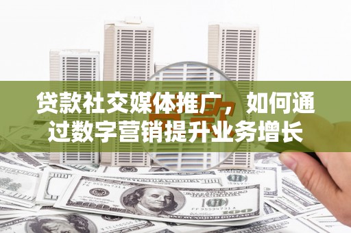林内贷款社交媒体推广，如何通过数字营销提升业务增长
