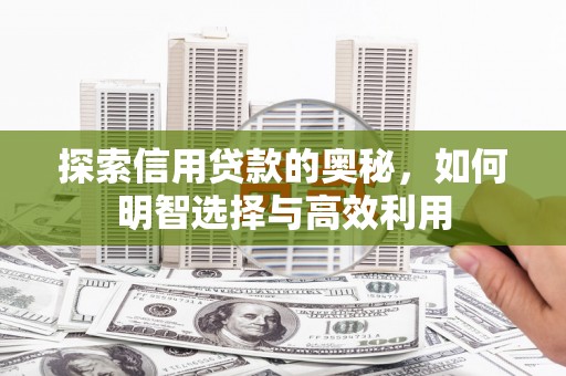 林内探索信用贷款的奥秘，如何明智选择与高效利用